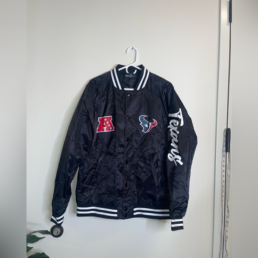 Houston Texas Shaka Wear Black Jacket size M